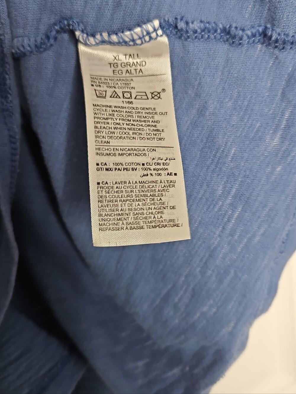OLD NAVY Every Wear Graphic Malibu Beach T-Shirt Tee Size XL Tall Womens Blue - Picture 5 of 7